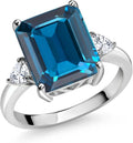 Moissanite Ring with Birthstone