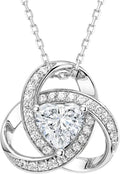 Moissanite Heart Necklace