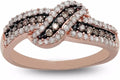 18K Rose Gold-Plated Sterling Silver Ring
