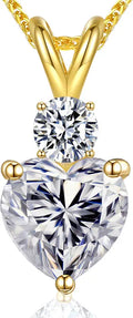 Sterling Silver Moissanite Necklace