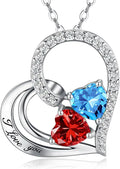 Birthstone Heart Necklace