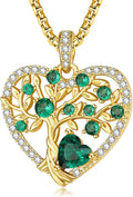 Gold-Tone Birthstone Necklace