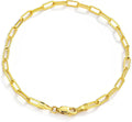 Gold-Tone Paperclip Bracelet