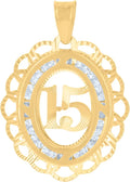 Gold-Tone Pendant, 23.3MM
