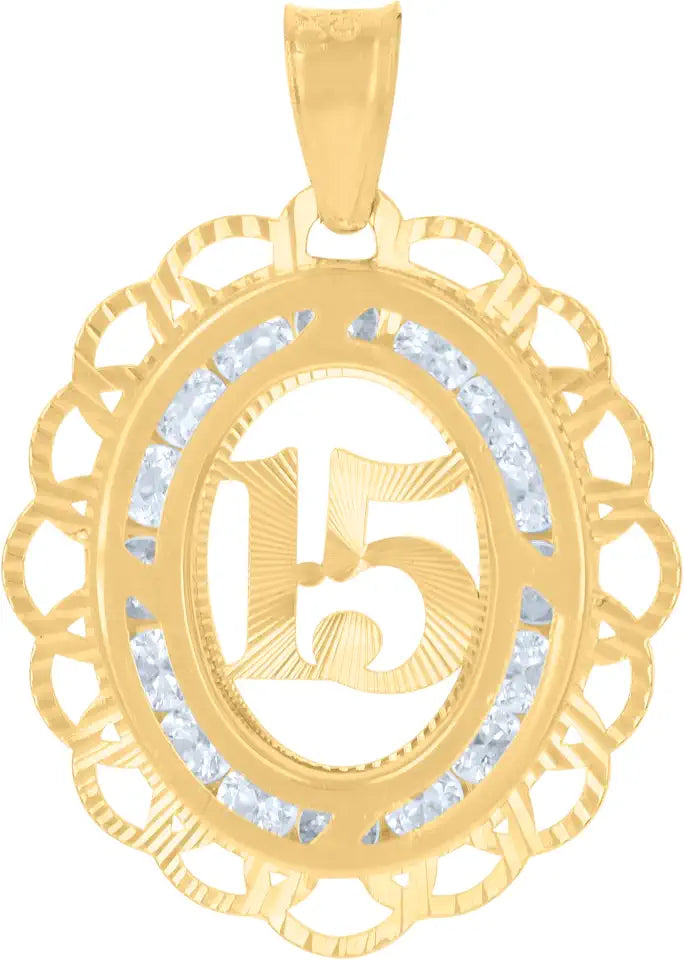 Gold-Tone Pendant, 23.3MM