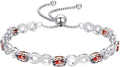 Birthstone Tennis Infinity Bracelet