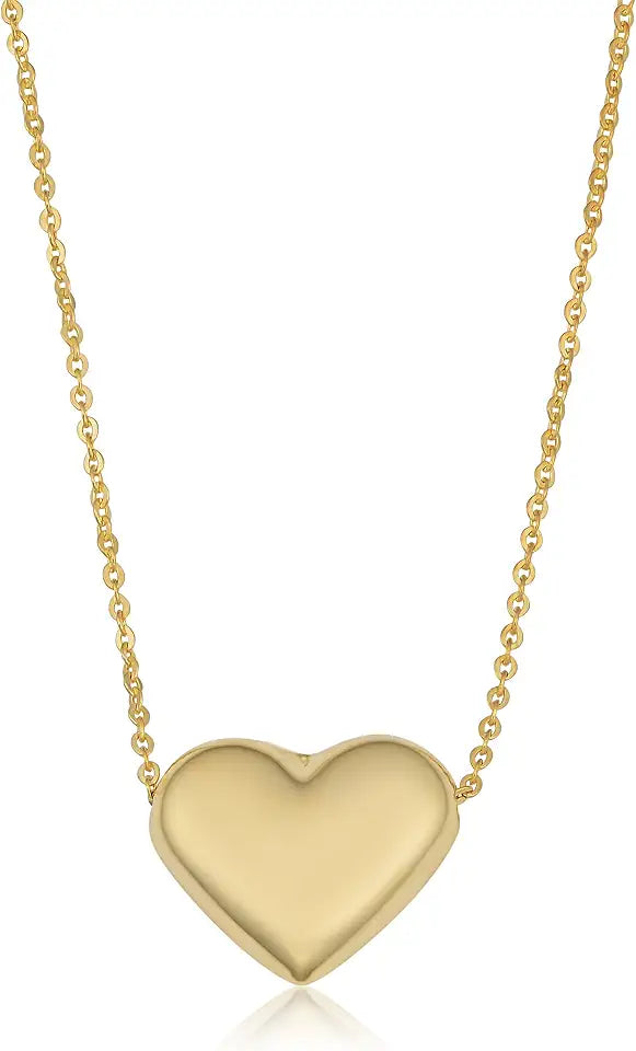 Gold-Tone Heart Necklace
