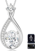 Moissanite Infinity Necklace