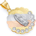Gold-Tone Cubic Zirconia Pendant