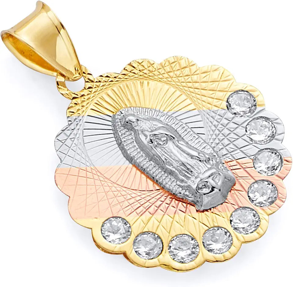 Gold-Tone Cubic Zirconia Pendant