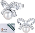 Pearl Stud Earrings, 6mm