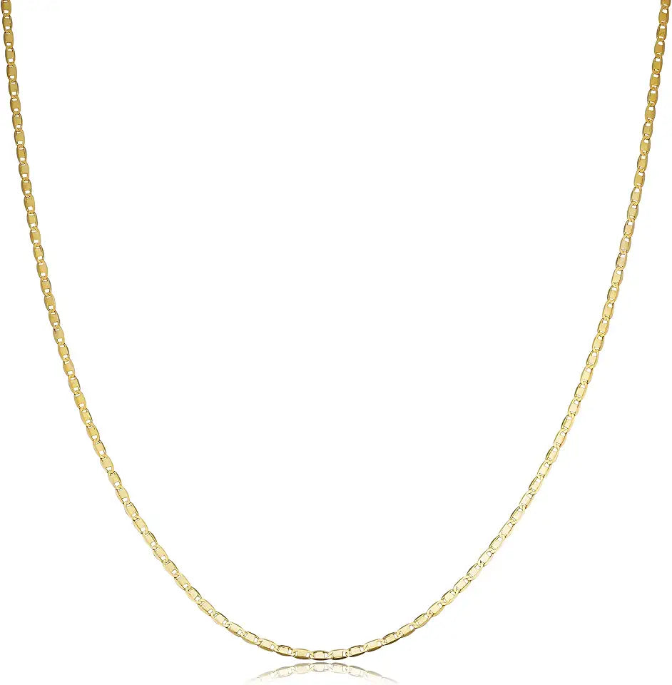 Gold-Tone Oval Necklace