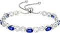 Birthstone Tennis Infinity Bracelet