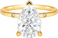 Pear-Cut Moissanite Engagement Ring