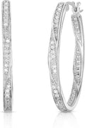 Oval Hoop Earrings