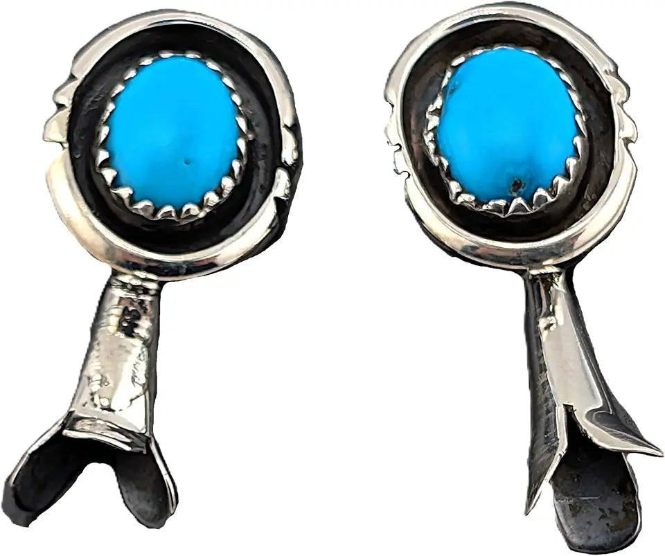 Sterling Silver Turquoise Stud Earrings