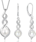Sterling Silver Pearl Jewelry Set