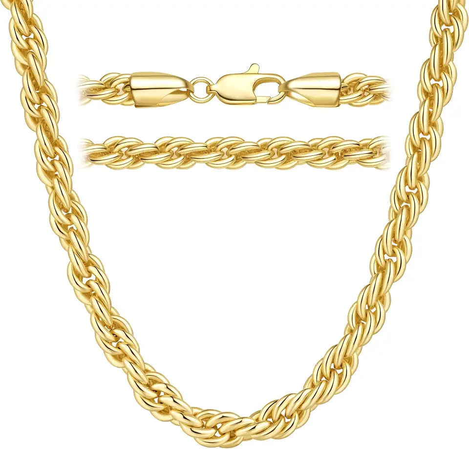 Gold-Tone Necklace, 6mm
