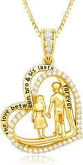 Gold-Tone Heart Necklace
