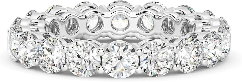 Moissanite Wedding Band