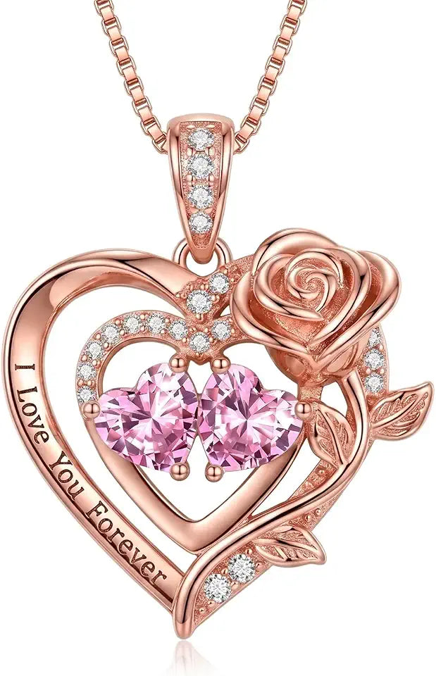 Gold-Tone Heart Necklace