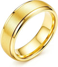 Gold-Tone Wedding Band, 8MM
