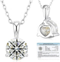 Round Lab-Grown Diamond Necklace