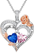 Birthstone Heart Necklace