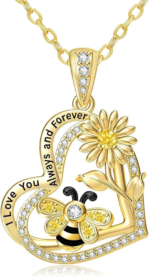 Gold-Tone Butterfly Necklace