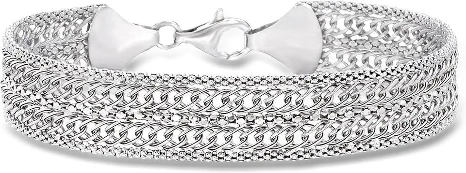 Sterling Silver Cuban Link Bracelet