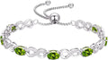 Birthstone Tennis Infinity Bracelet