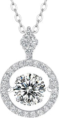 Sterling Silver Moissanite Necklace