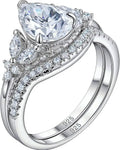 Sterling Silver Moissanite Ring