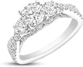 Moissanite Engagement Ring