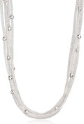Sterling Silver Multi-Strand Necklace