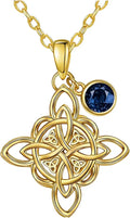 Gold-Tone Birthstone Necklace