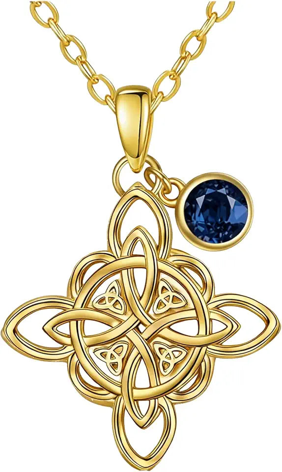 Gold-Tone Birthstone Necklace