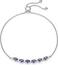Sterling Silver Lab-Grown Diamond Bracelet