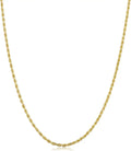 Gold-Tone Rope Necklace, 1.6 mm