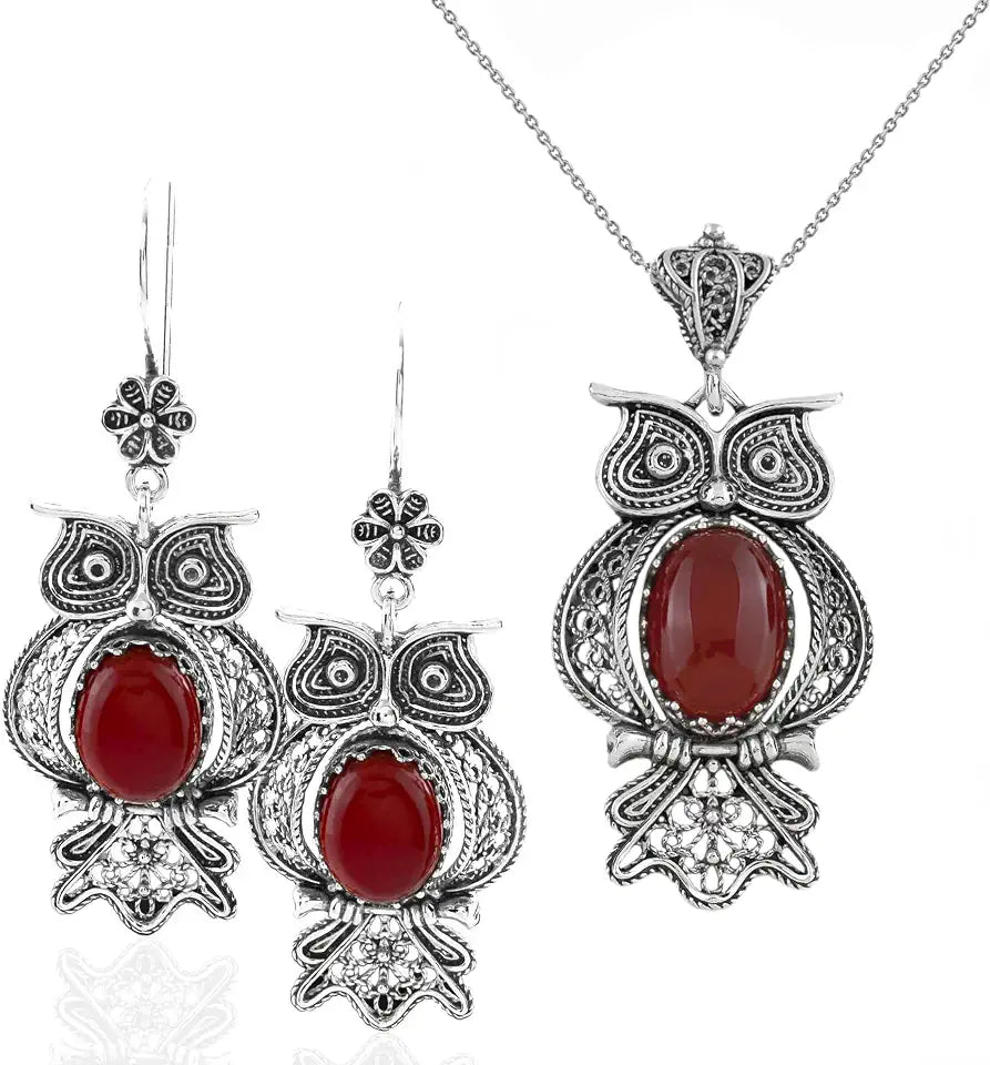 Sterling Silver Drop Jewelry Set