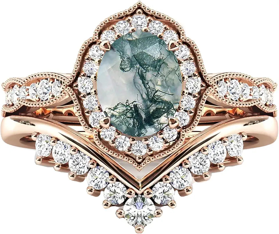 Oval Birthstone Engagement Ring