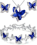 Crystal Butterfly Jewelry Set