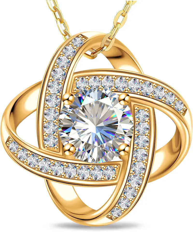 Sterling Silver Moissanite Necklace